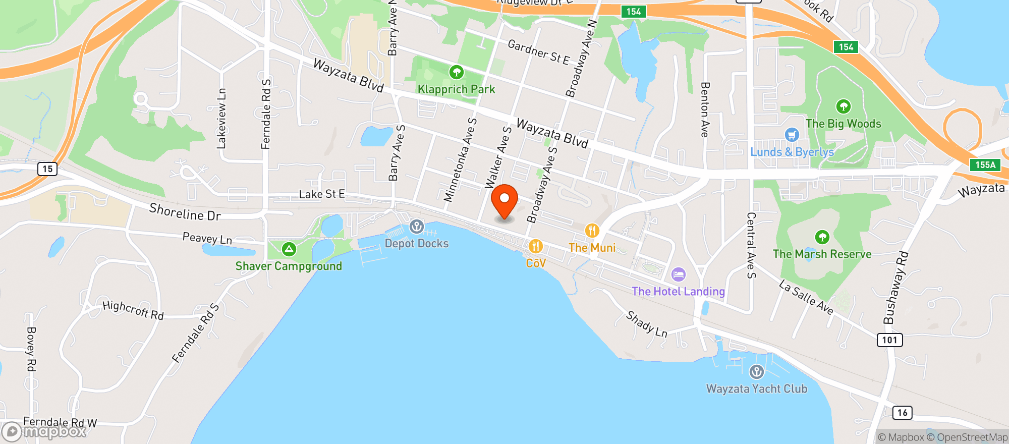 Map showing Gianni's
