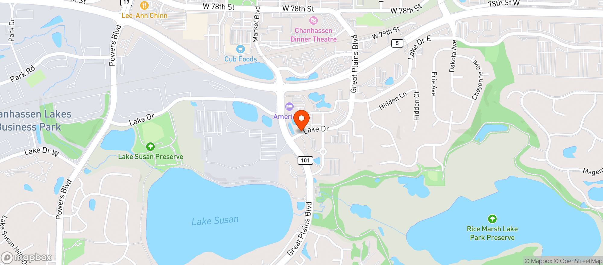 Map showing Total Wine & More