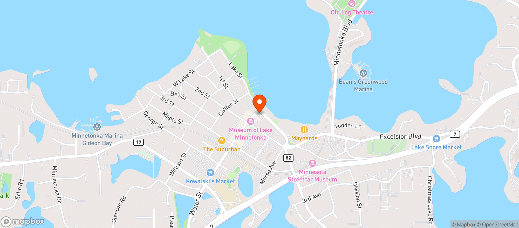 Map showing Haskell's - Excelsior