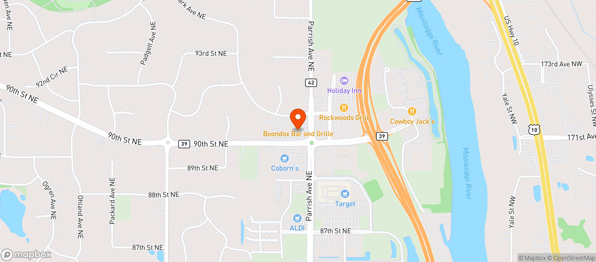 Map showing Pour Bottle Shop