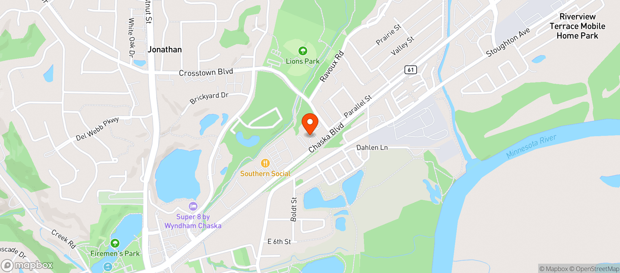 Map showing HOLIDAY STATION STORE #2746067