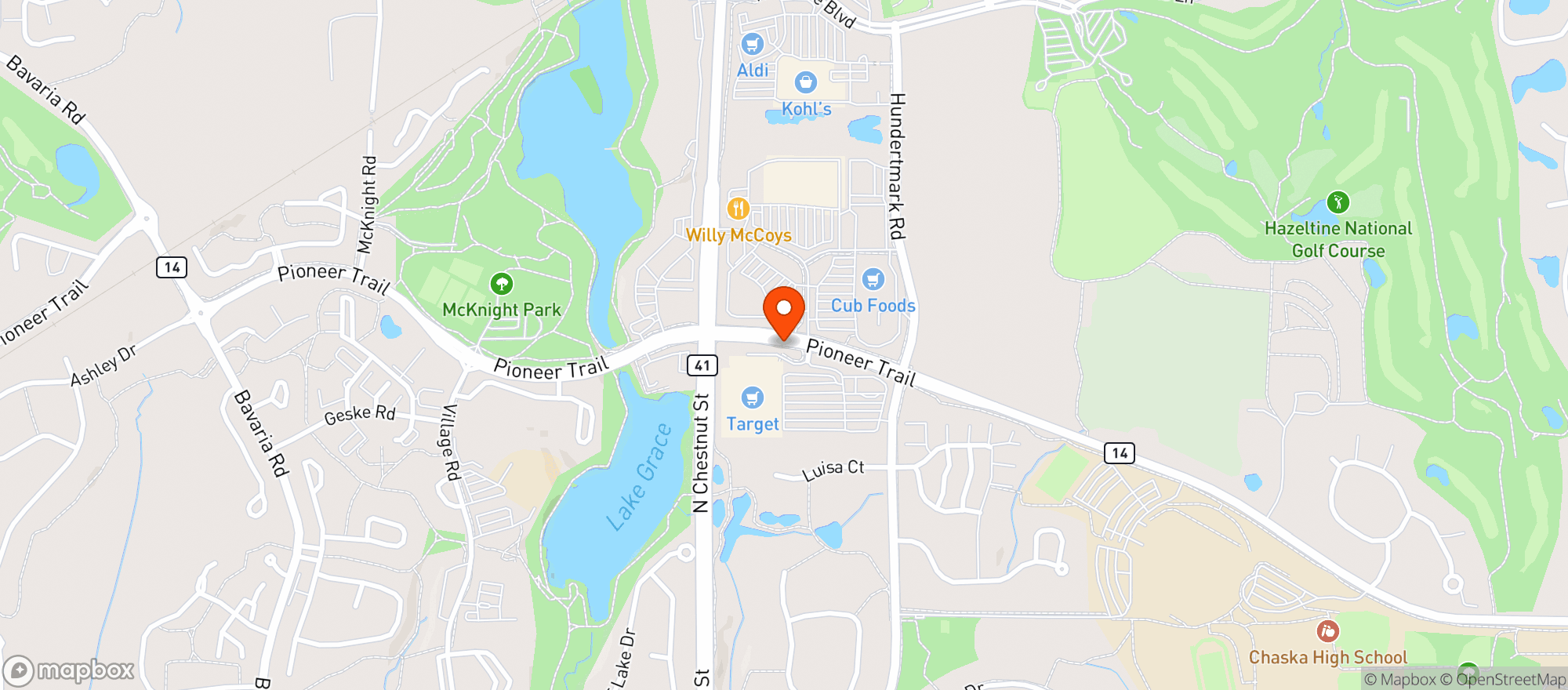 Map showing Mgm Wine & Spirits