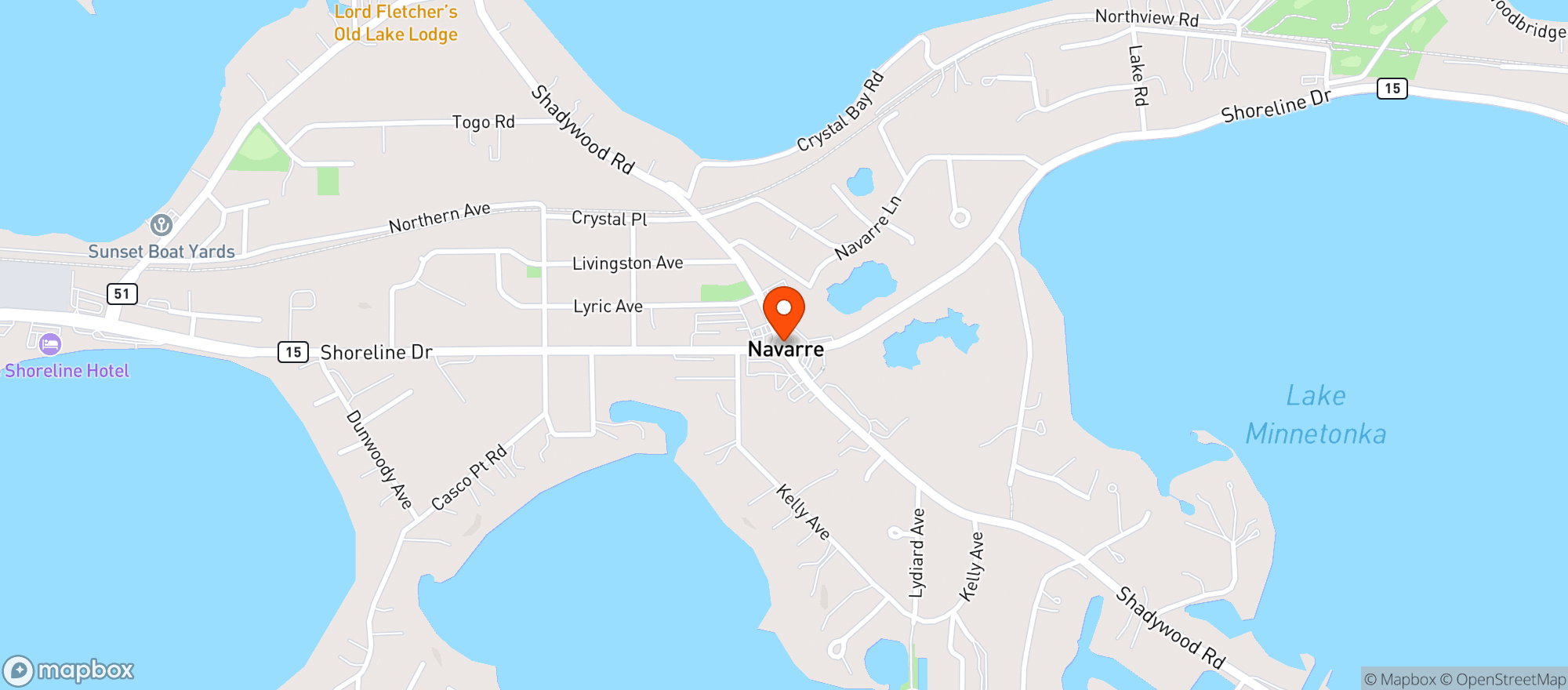 Map showing Lunds and Byerlys - Navarre - 00819017