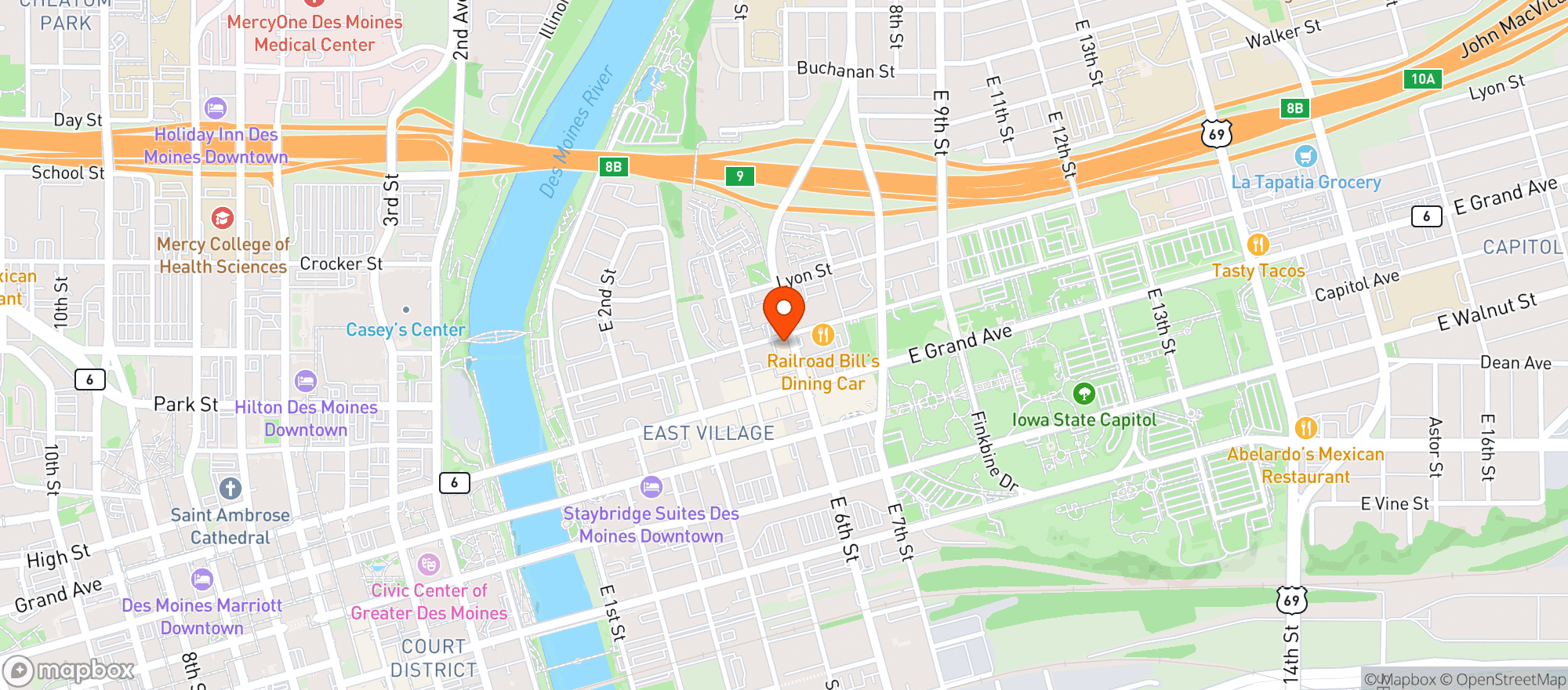Map showing Alba