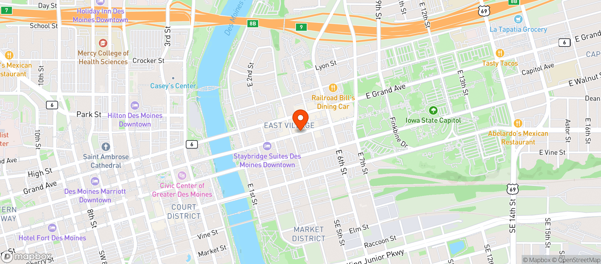 Map showing 85 Bar