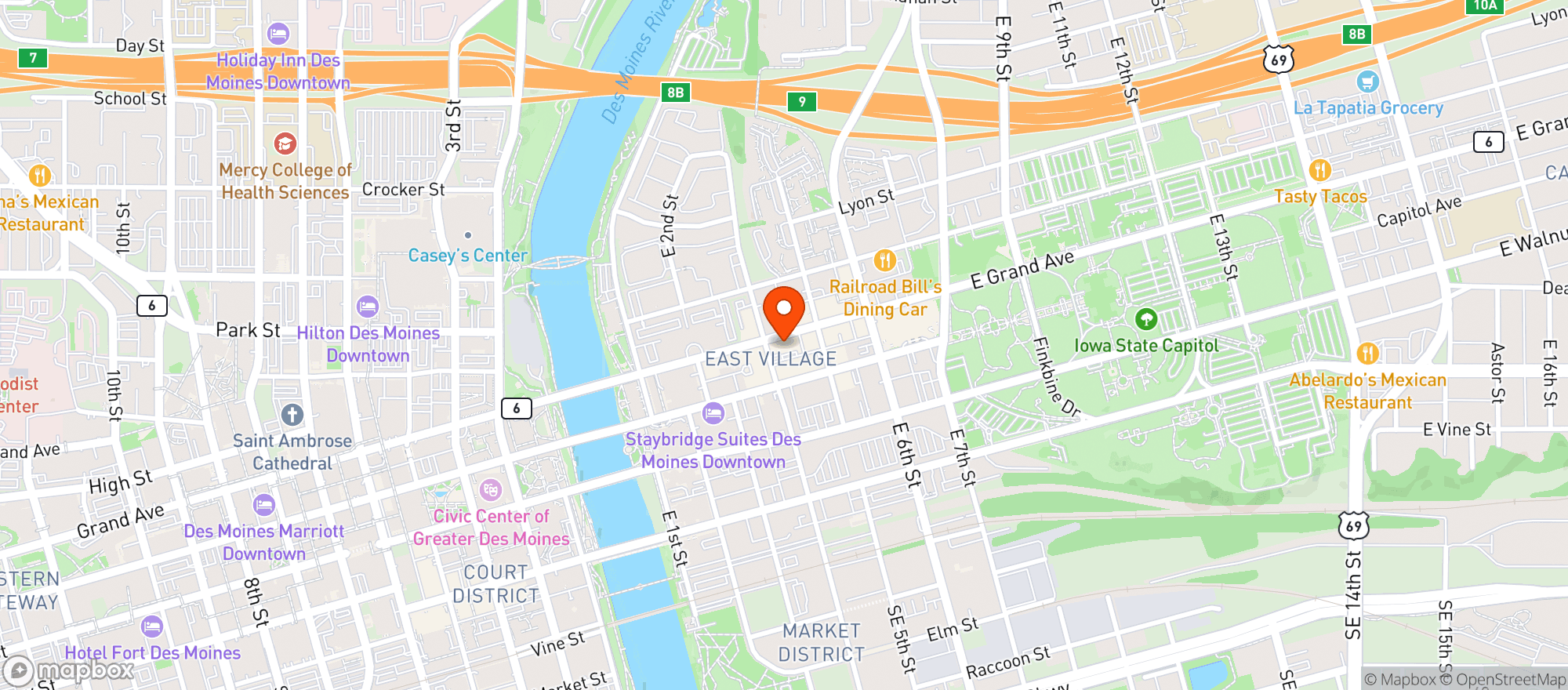 Map showing Ac Hotels By Marriott