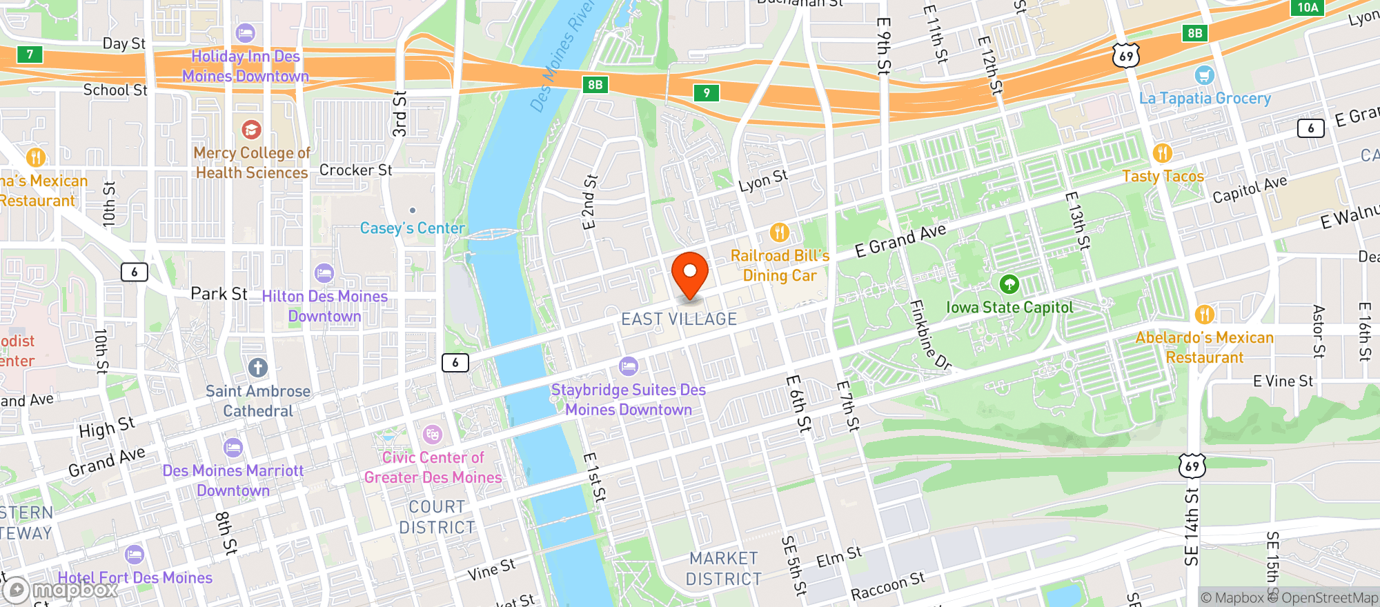 Map showing Coa Cantina