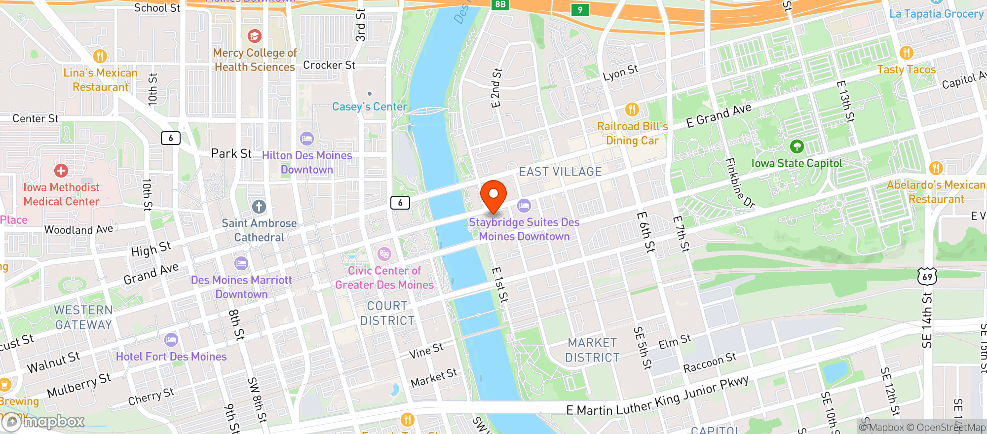 Map showing Libertys