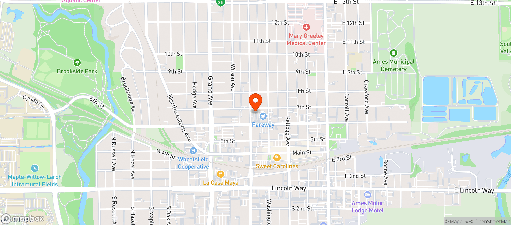 Map showing FAREWAY #386
