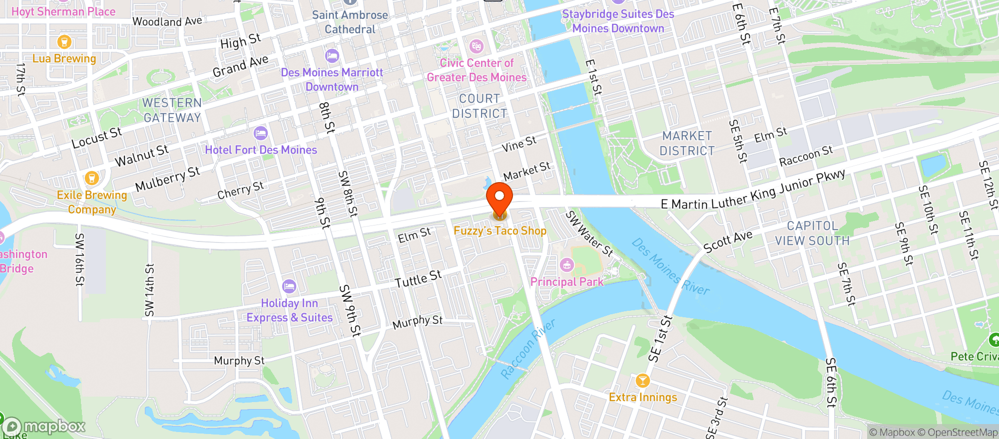 Map showing Kava DSM
