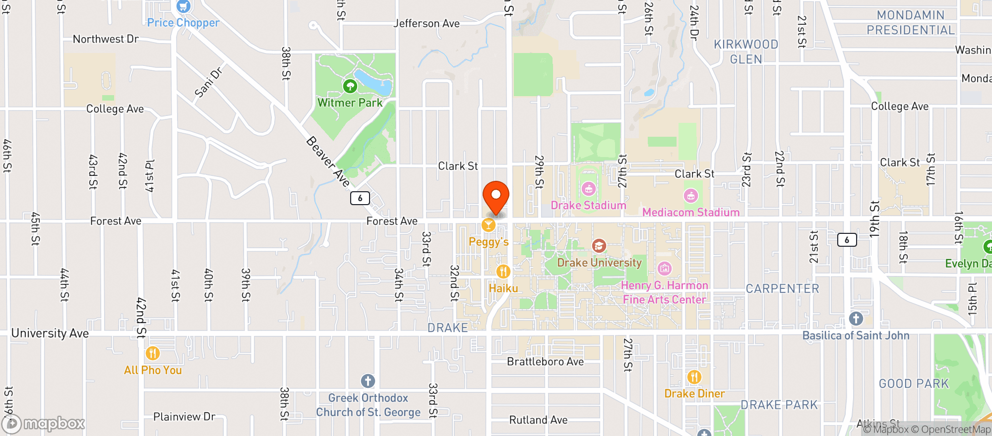 Map showing Apothecary Dispensary