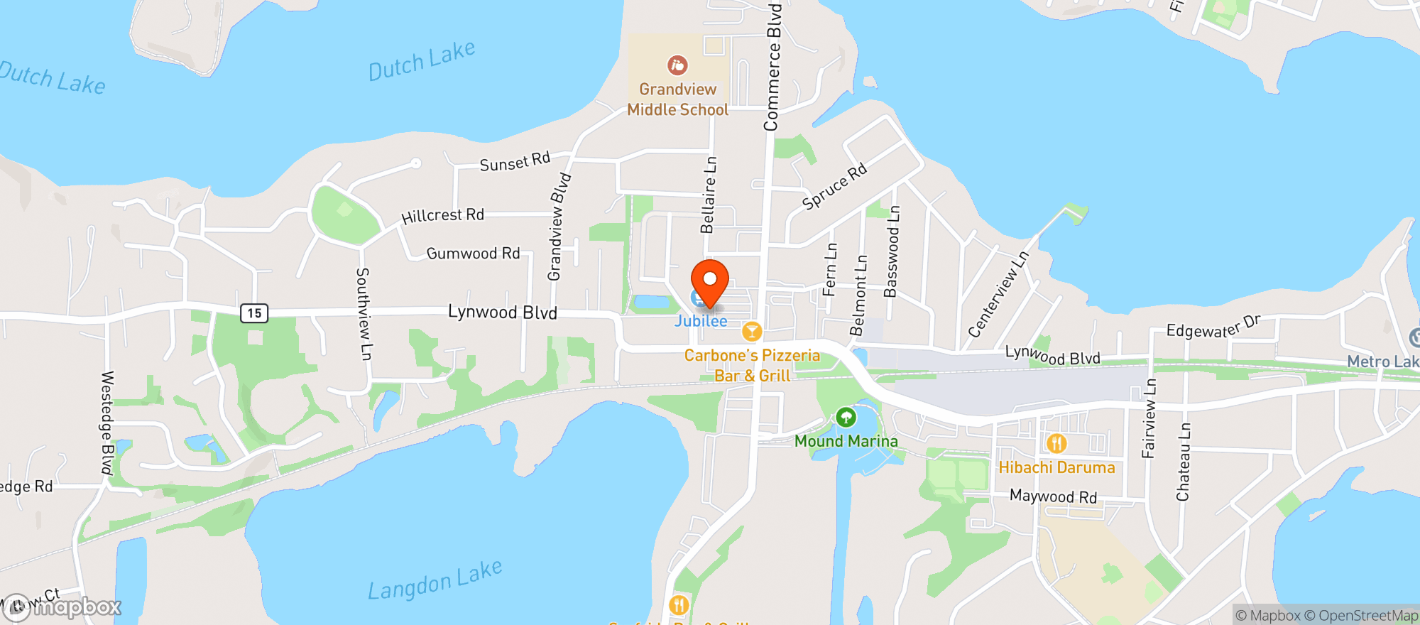 Map showing Harbor Wine & Spirits