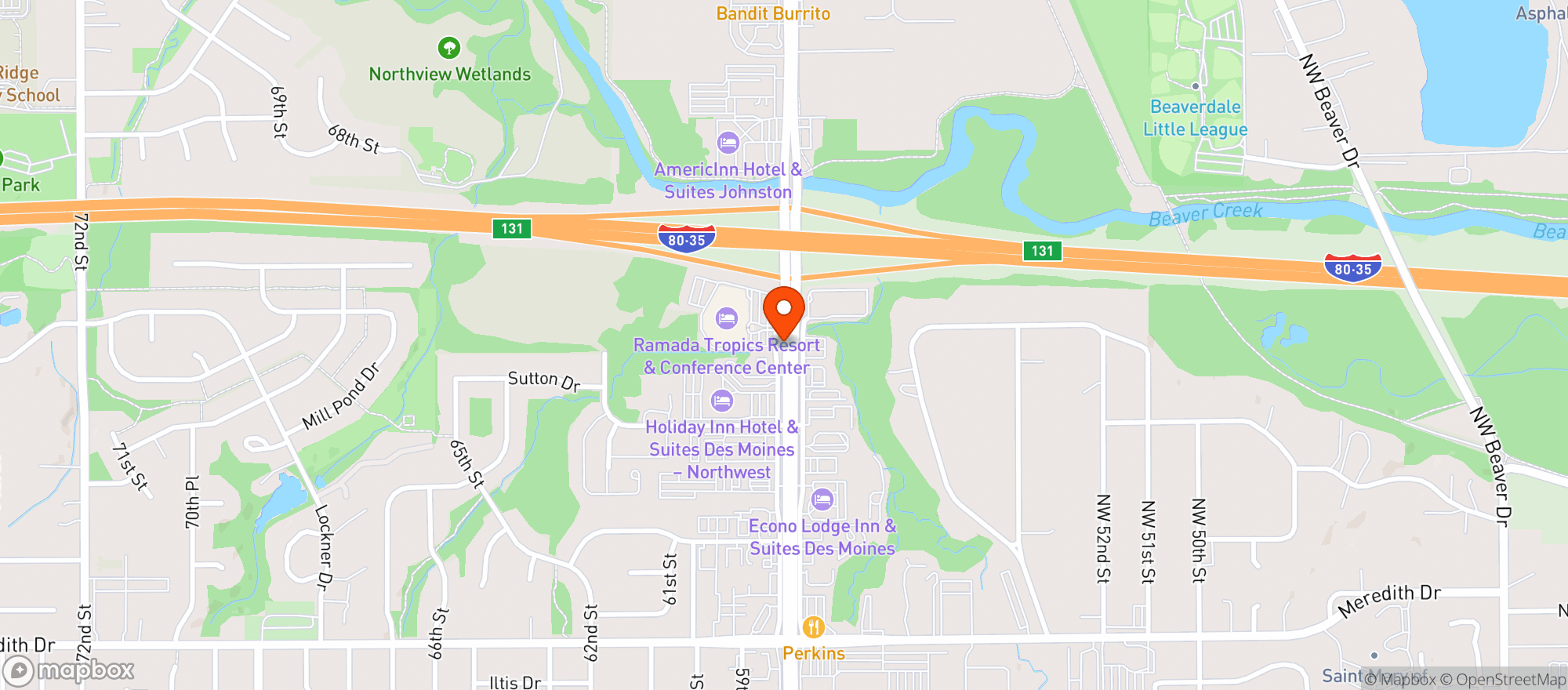 Map showing Stop N Go #506