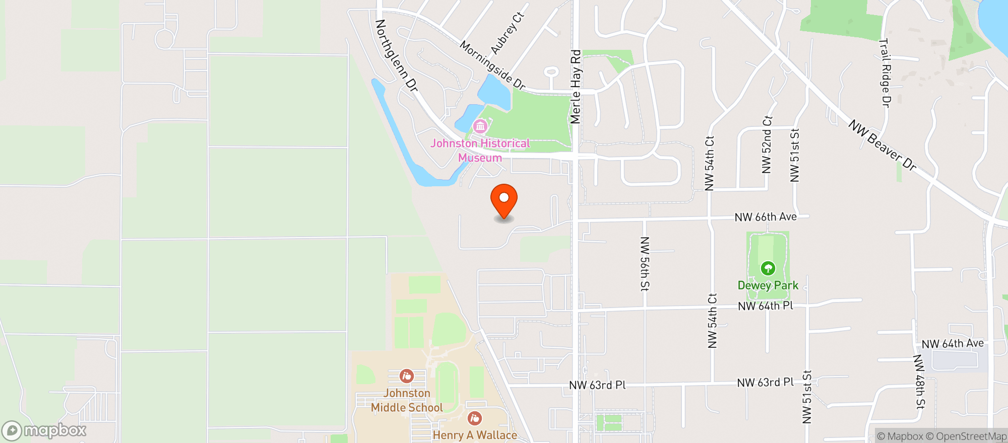 Map showing Johnson Brothers Non Re #09727