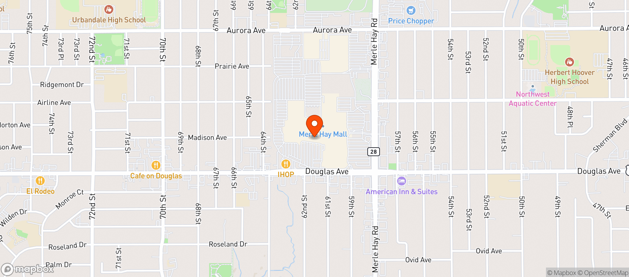 Map showing Flix Brewhouse