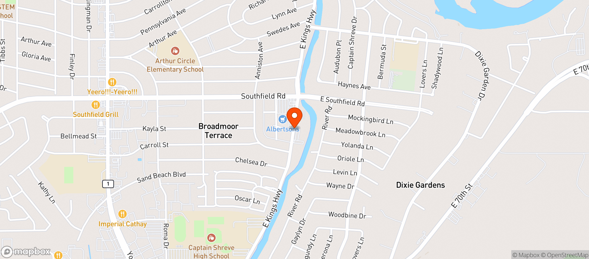 Map showing Vitamins Plus (Drug Emporium)