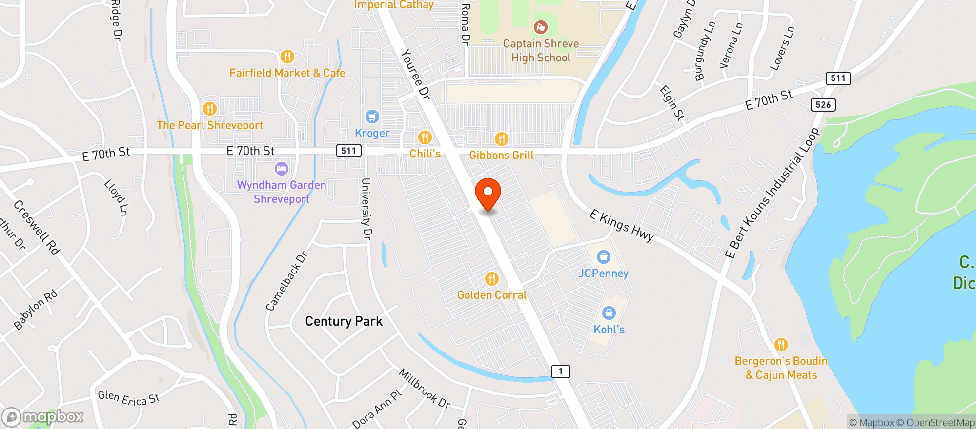 Map showing Gnc