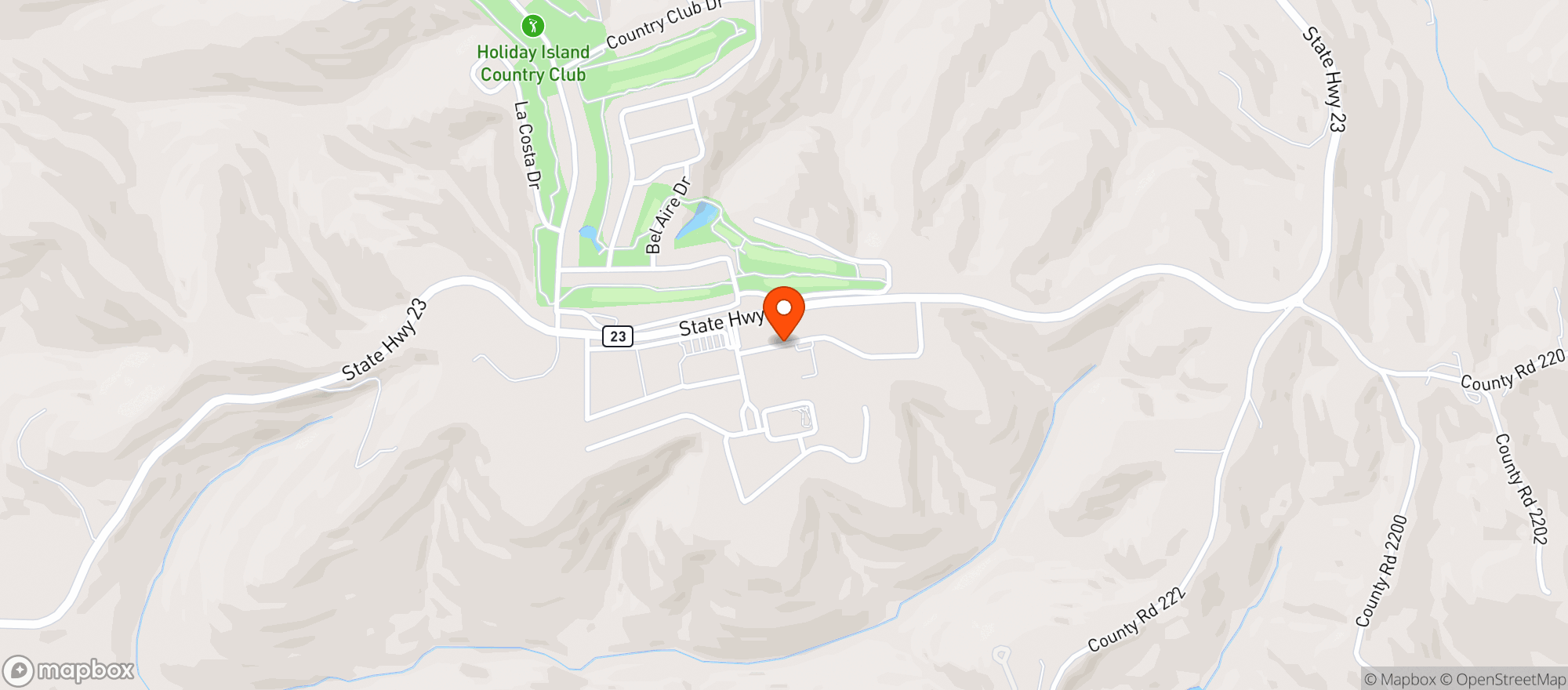 Map showing J & S Liquor