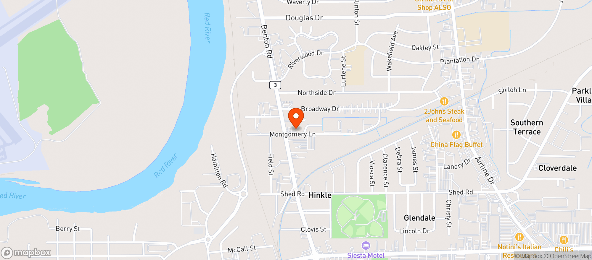 Map showing Thrifty Liquors #14