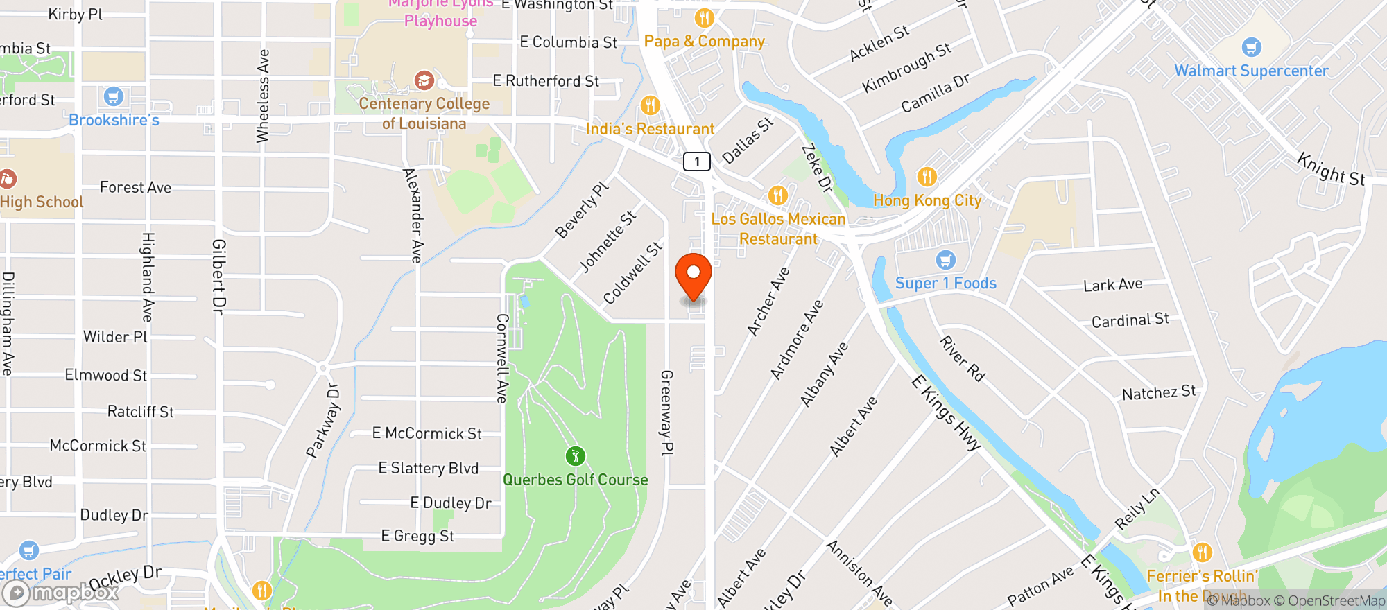 Map showing Thrifty Liquors #8