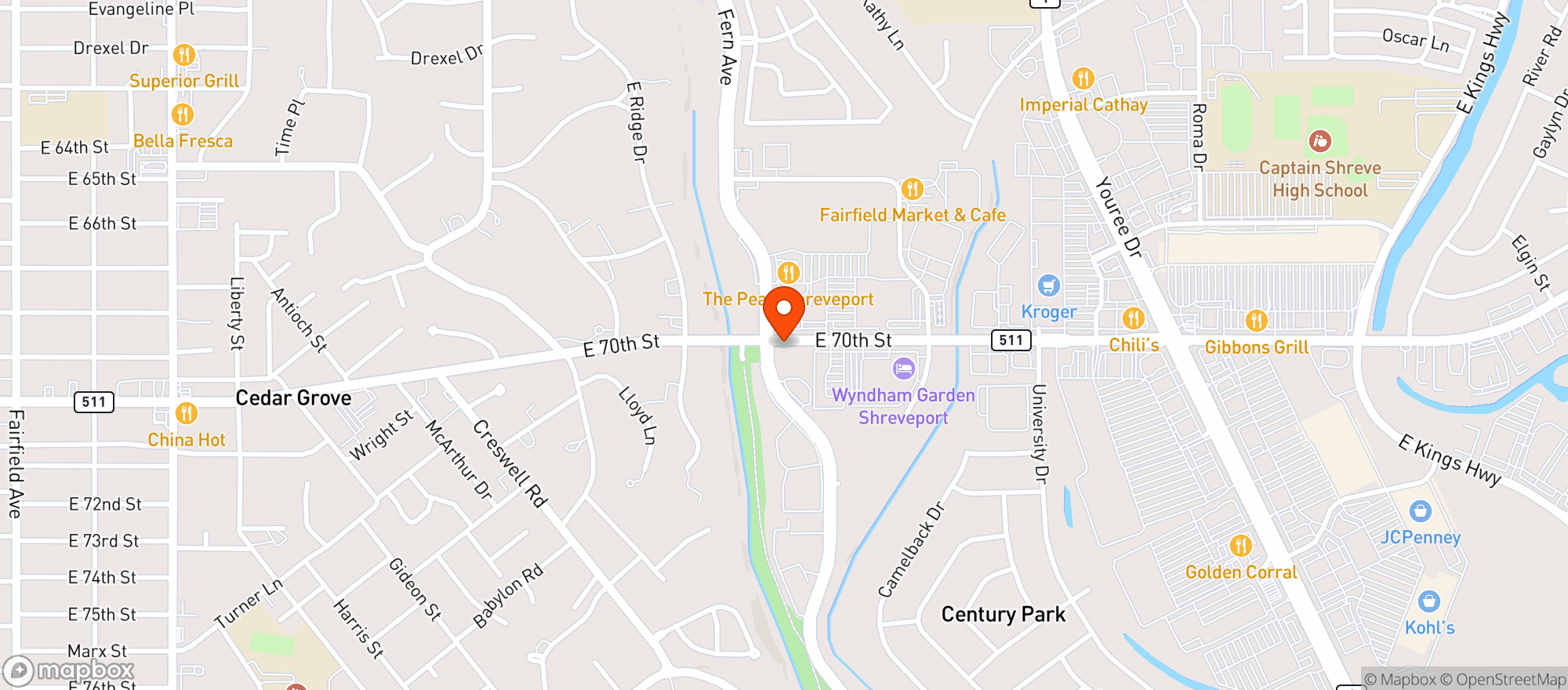 Map showing Rotolos Craft & Crust