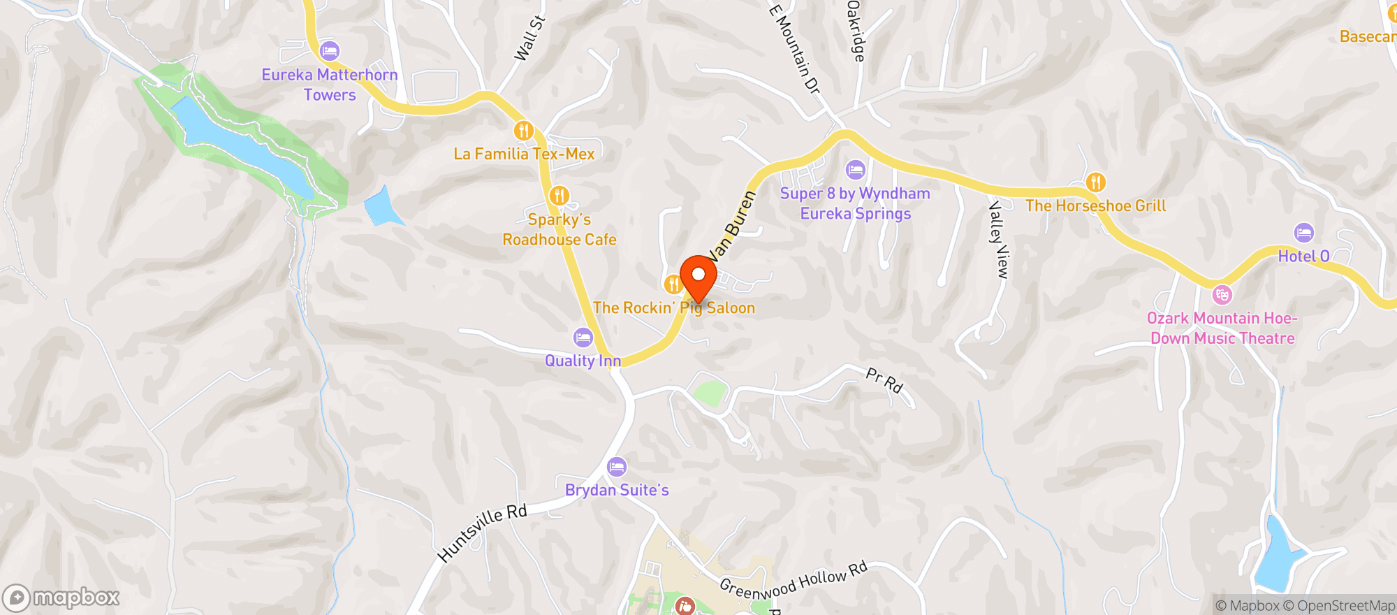 Map showing Alpine Liquor