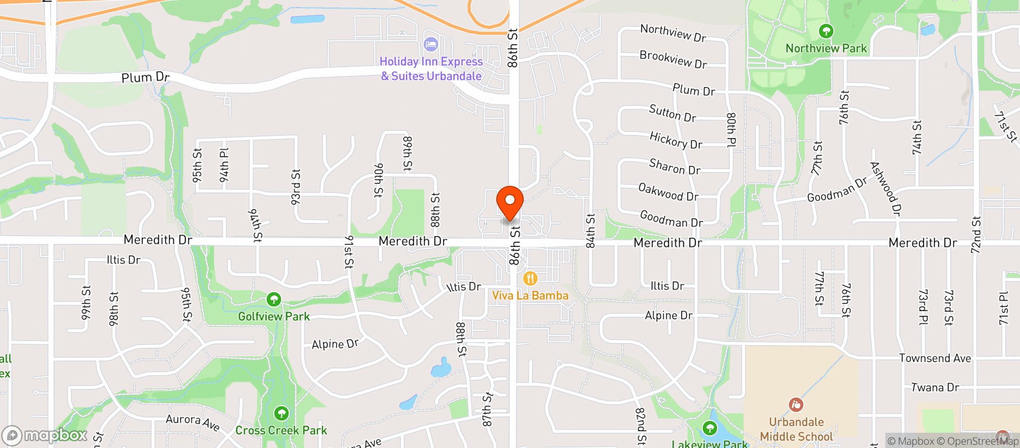 Map showing ABC Smoke