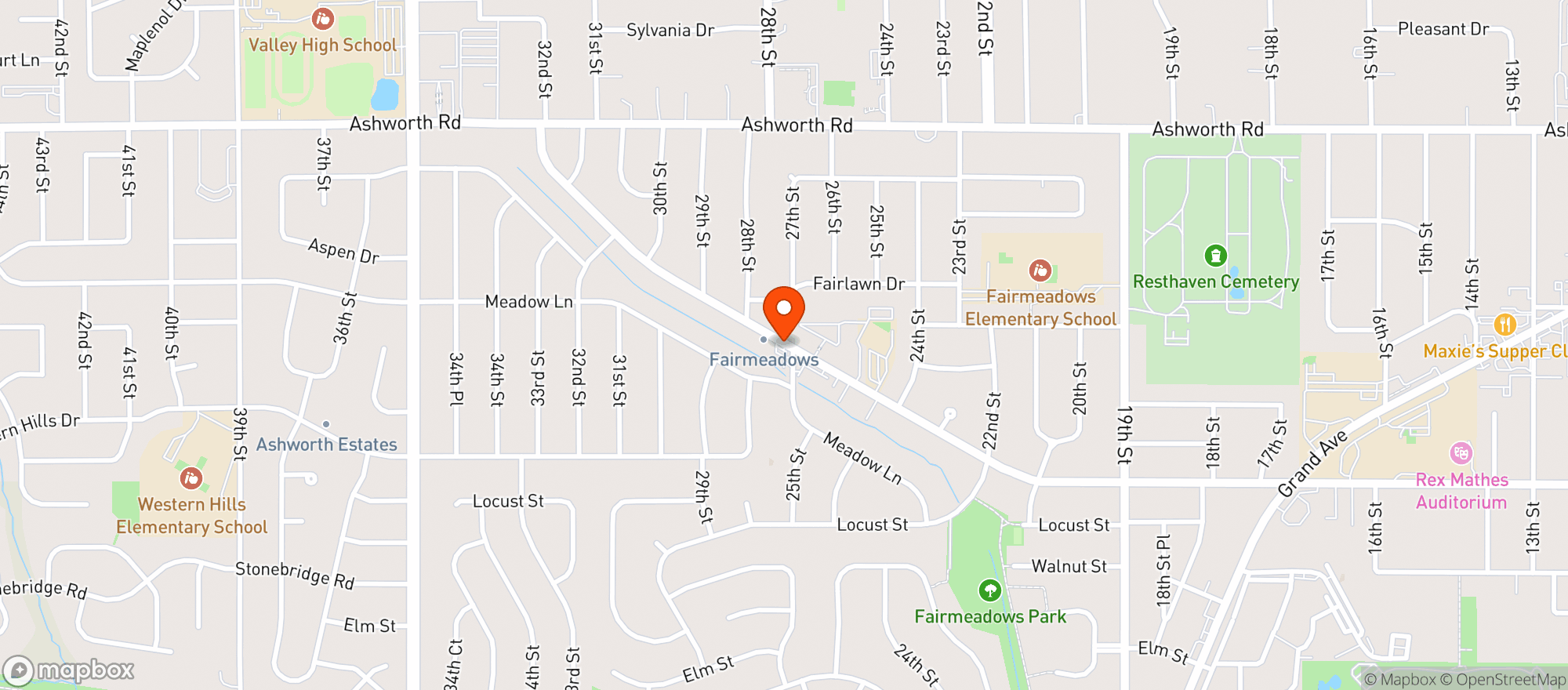 Map showing Super Quick Liquor Vine