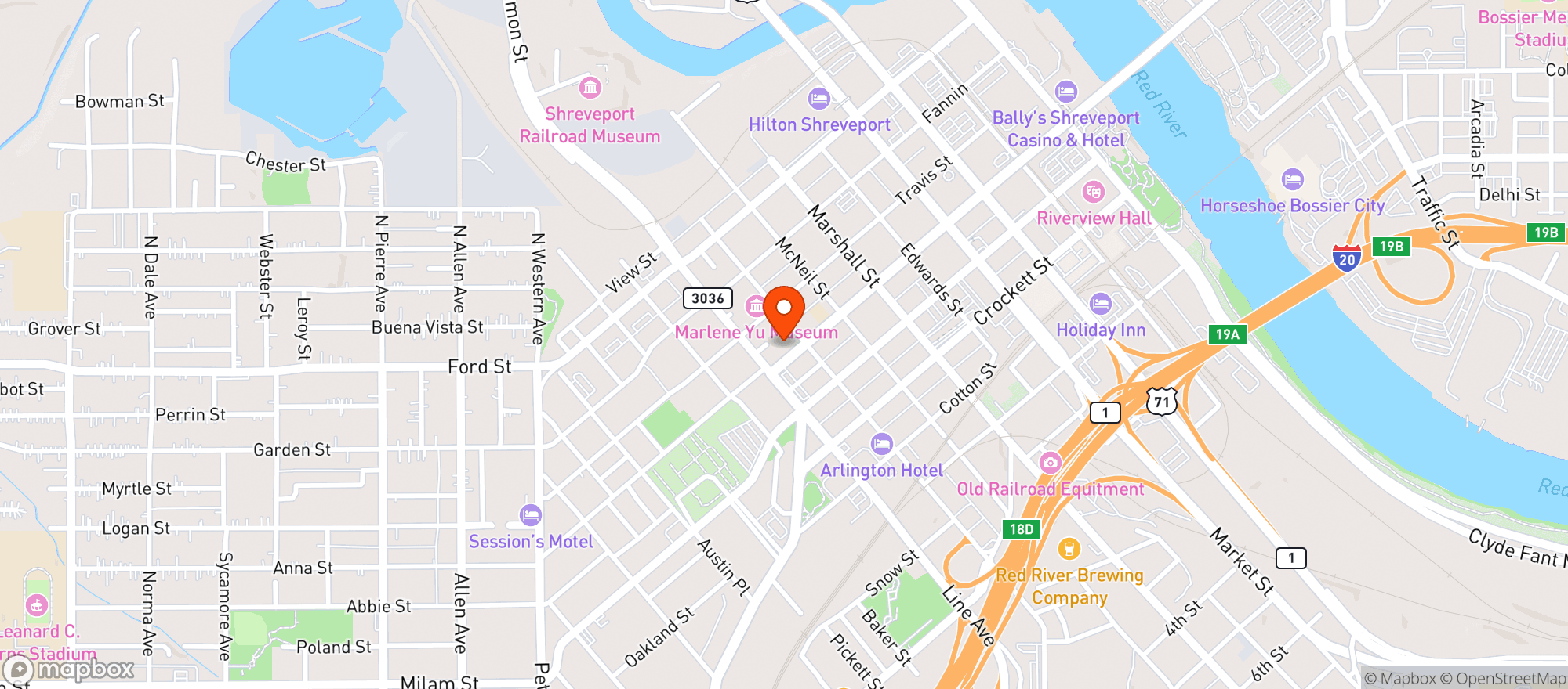 Map showing Onos Hawaiian Grill
