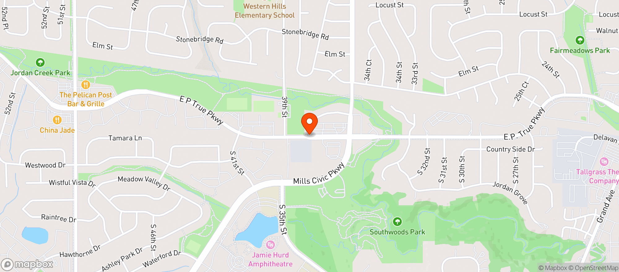 Map showing El Toreado Mexican Bar & Grill