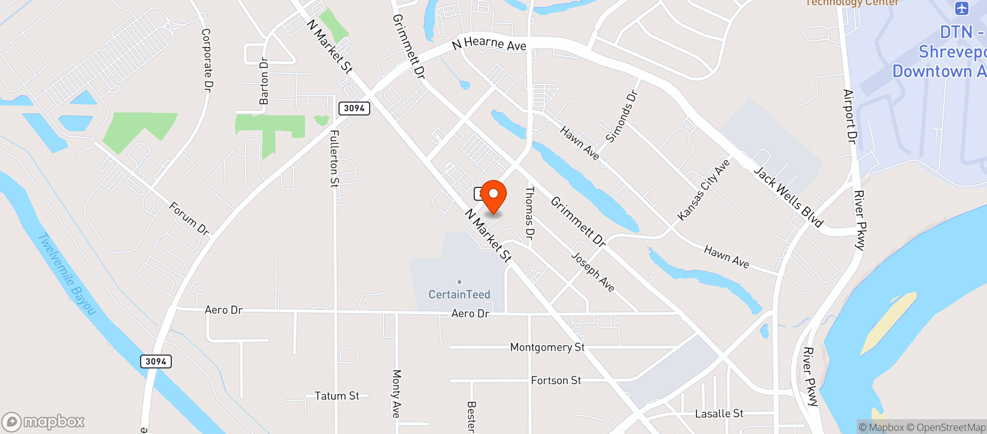Map showing Thrifty Liquors #1