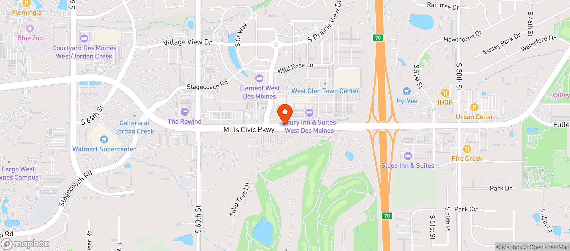Map showing Anna Dolce Ristorante