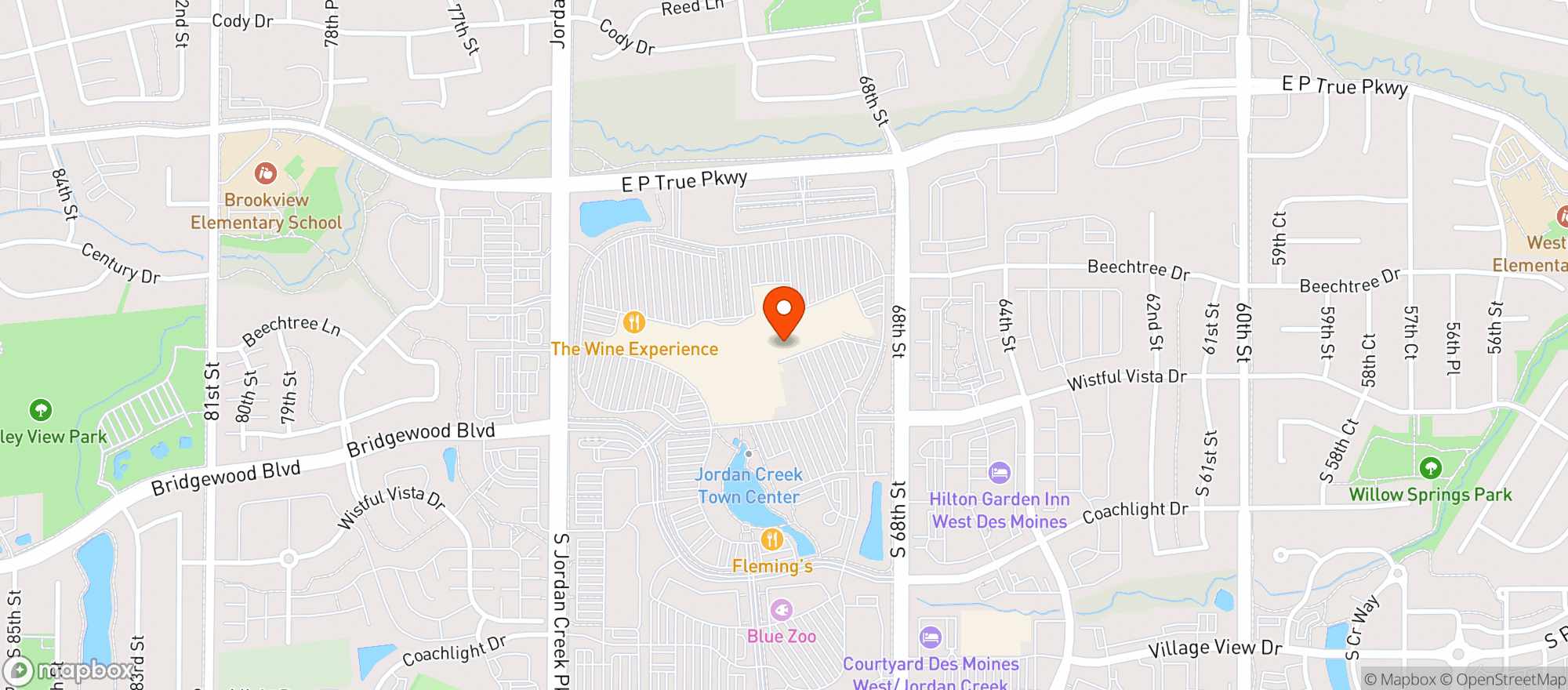 Map showing Gnc