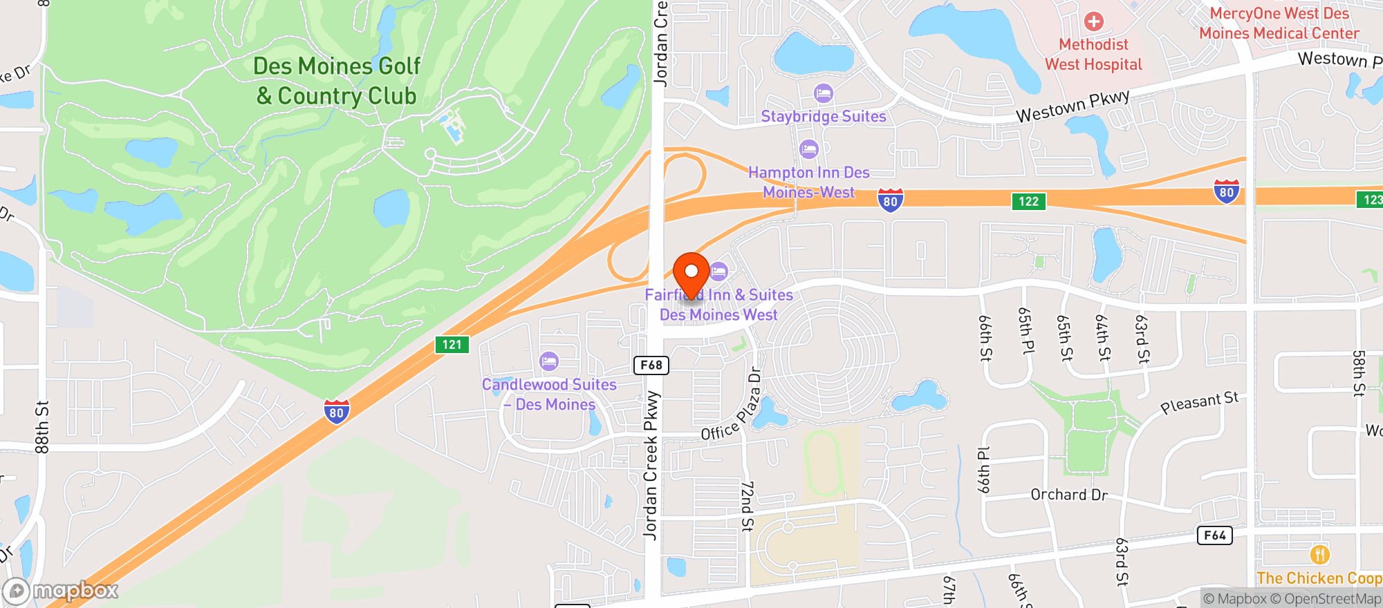 Map showing Maverik Country Store #5393