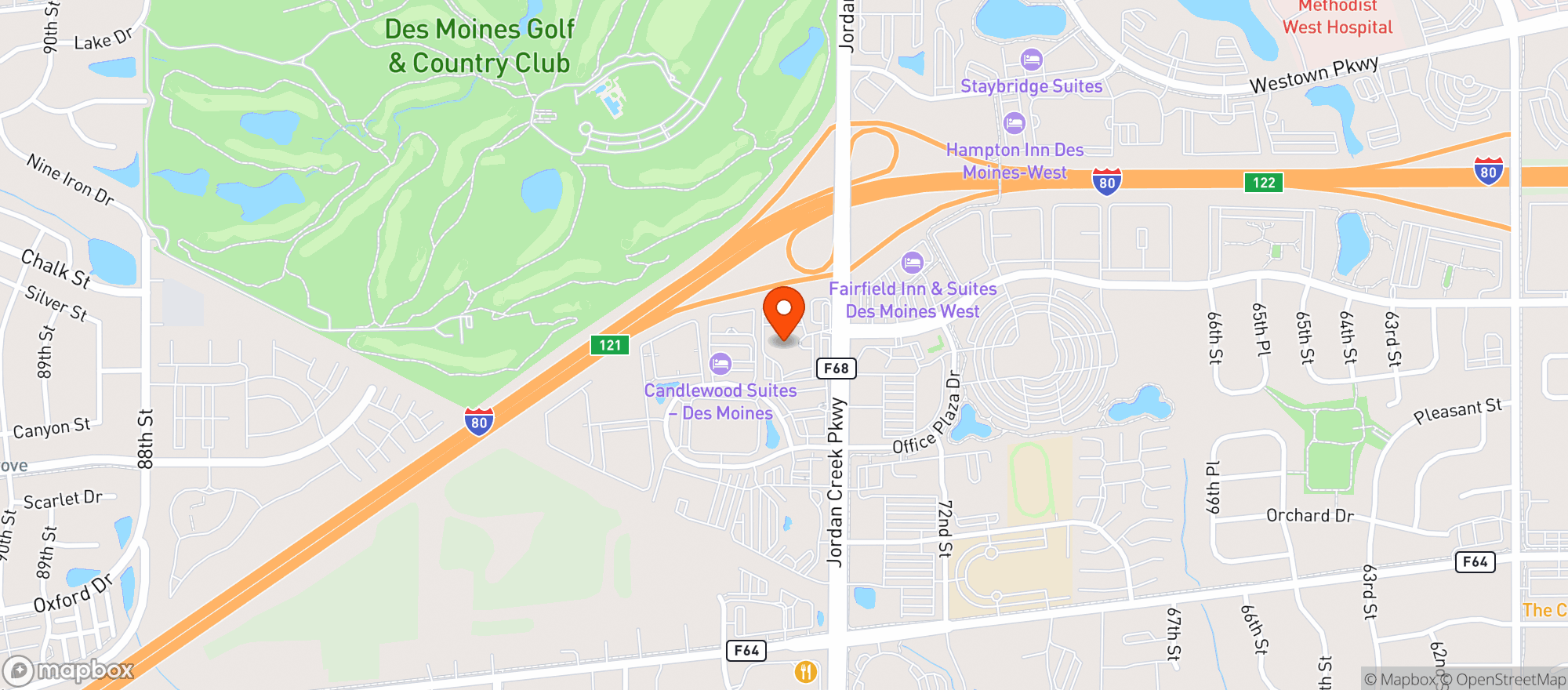 Map showing Jc Craft & Co.