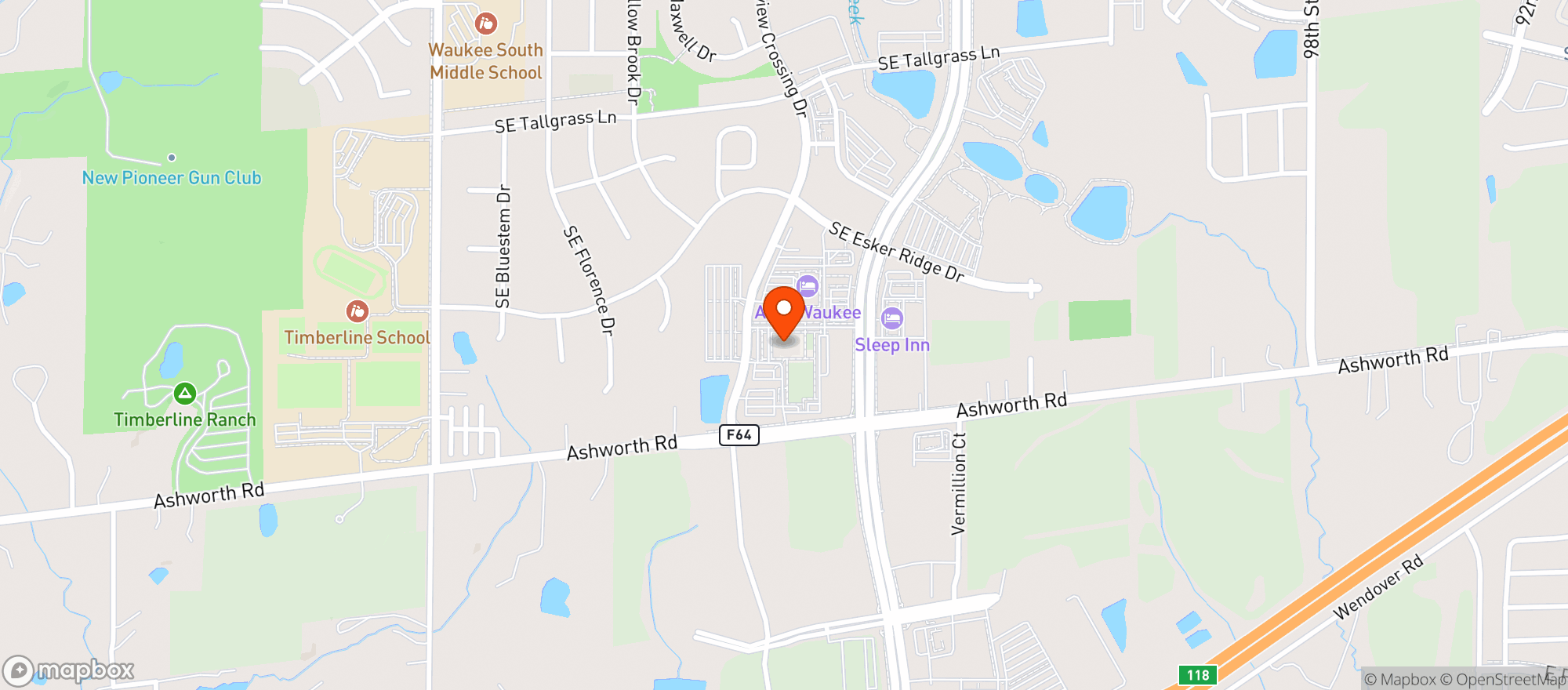 Map showing Vibrant Music Hall