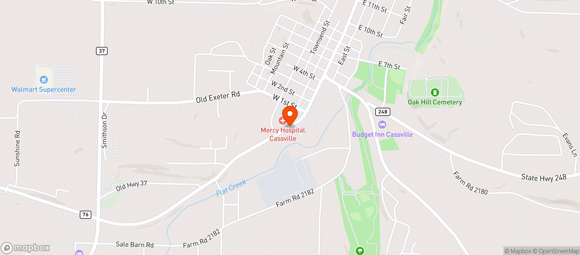 Map showing King Food Saver