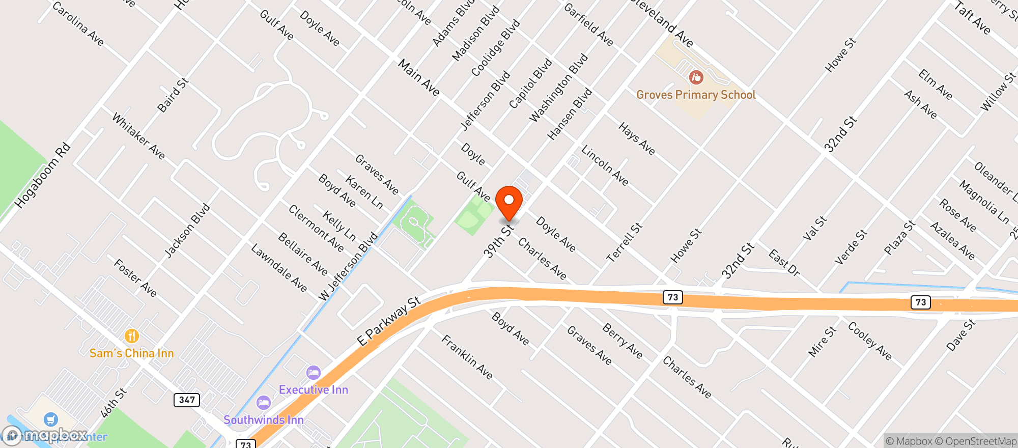 Map showing LONGHORN LIQUOR #3