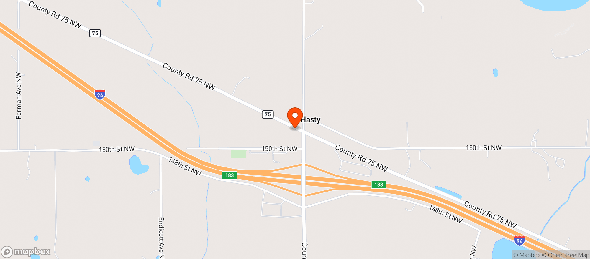 Map showing Coborns Liq #6034 Beer