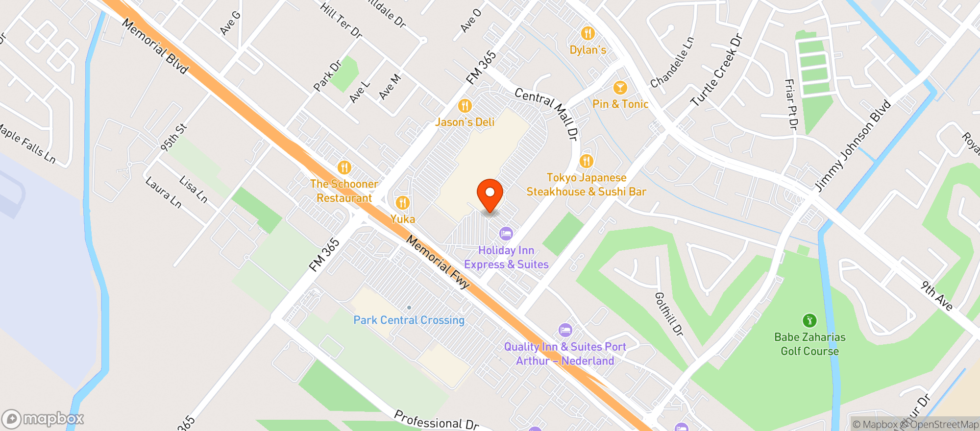 Map showing Target