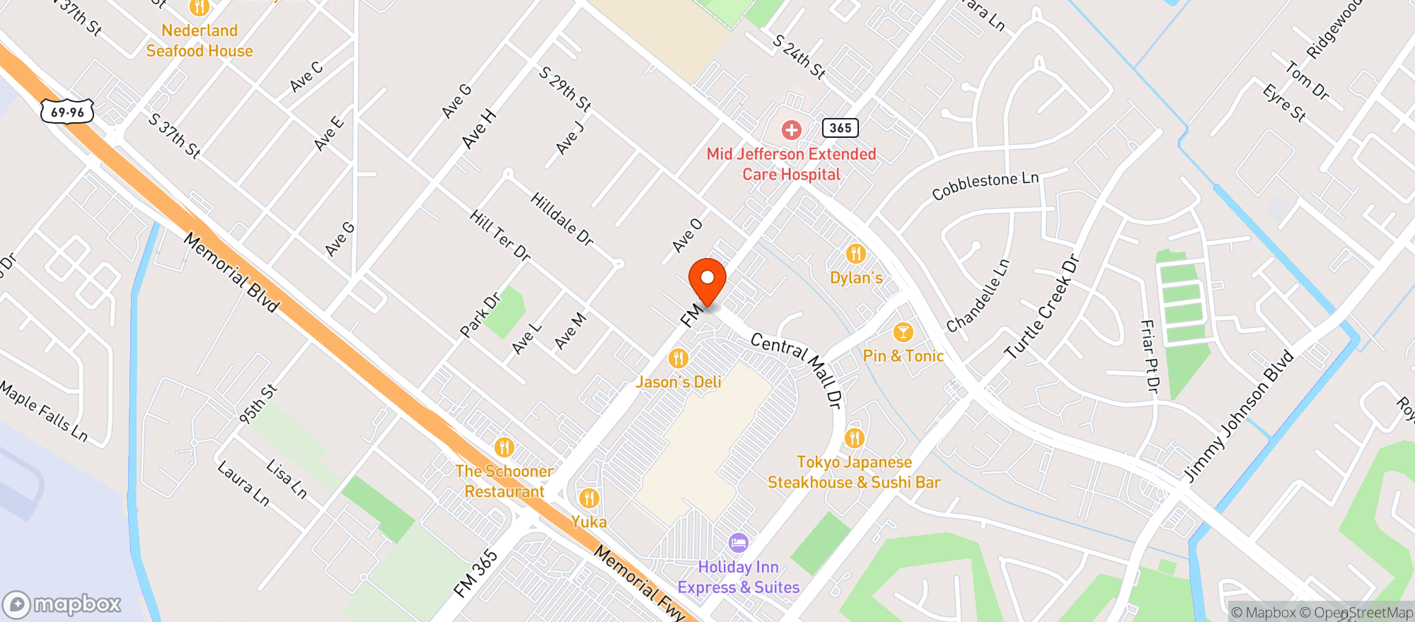 Map showing DK Way -DBA CBD Way