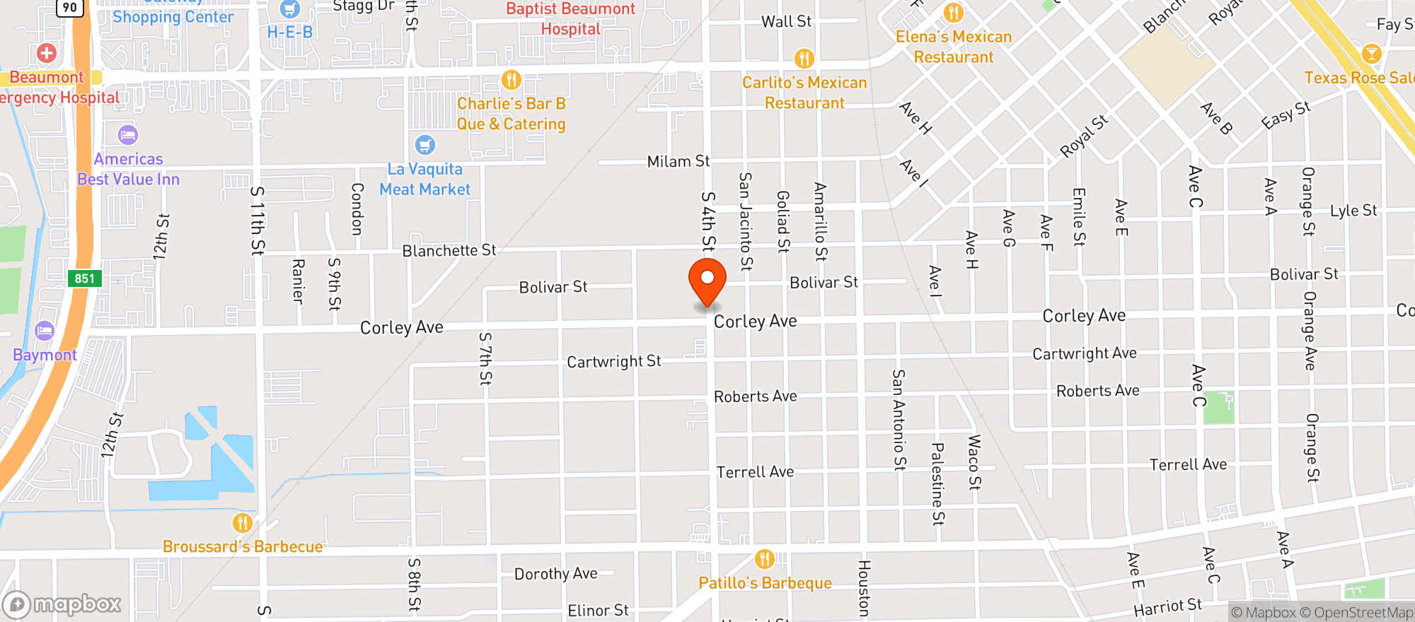 Map showing More 4 Less