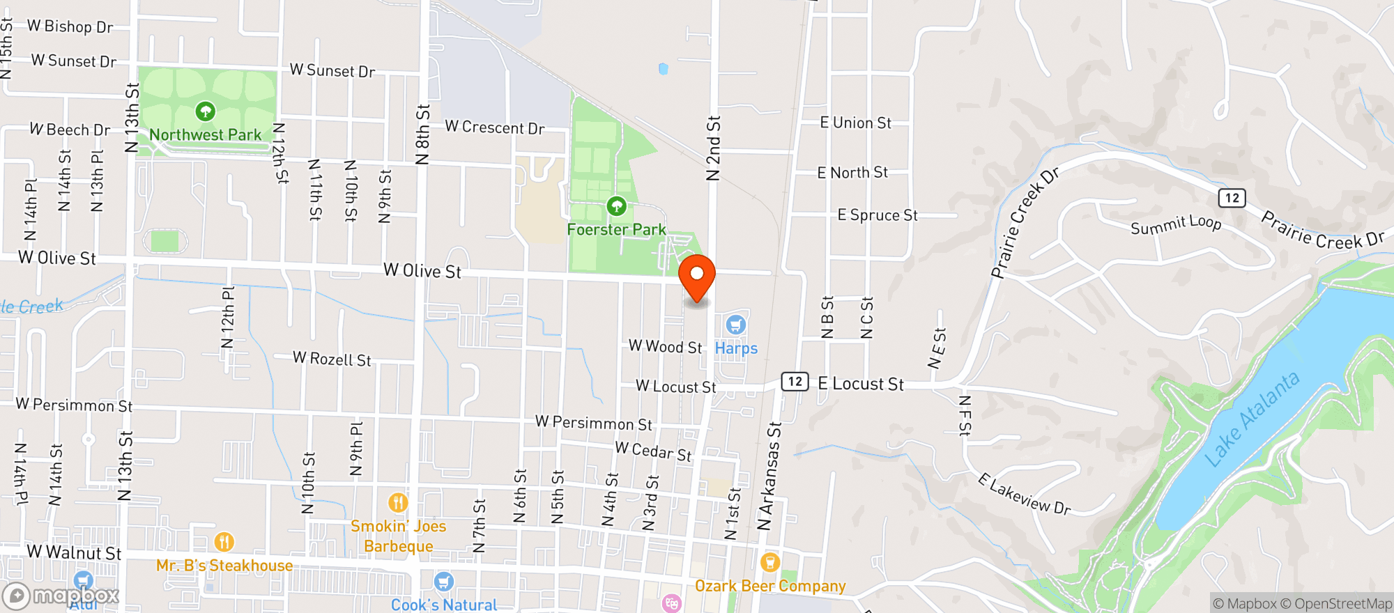 Map showing Mavis Wine Co