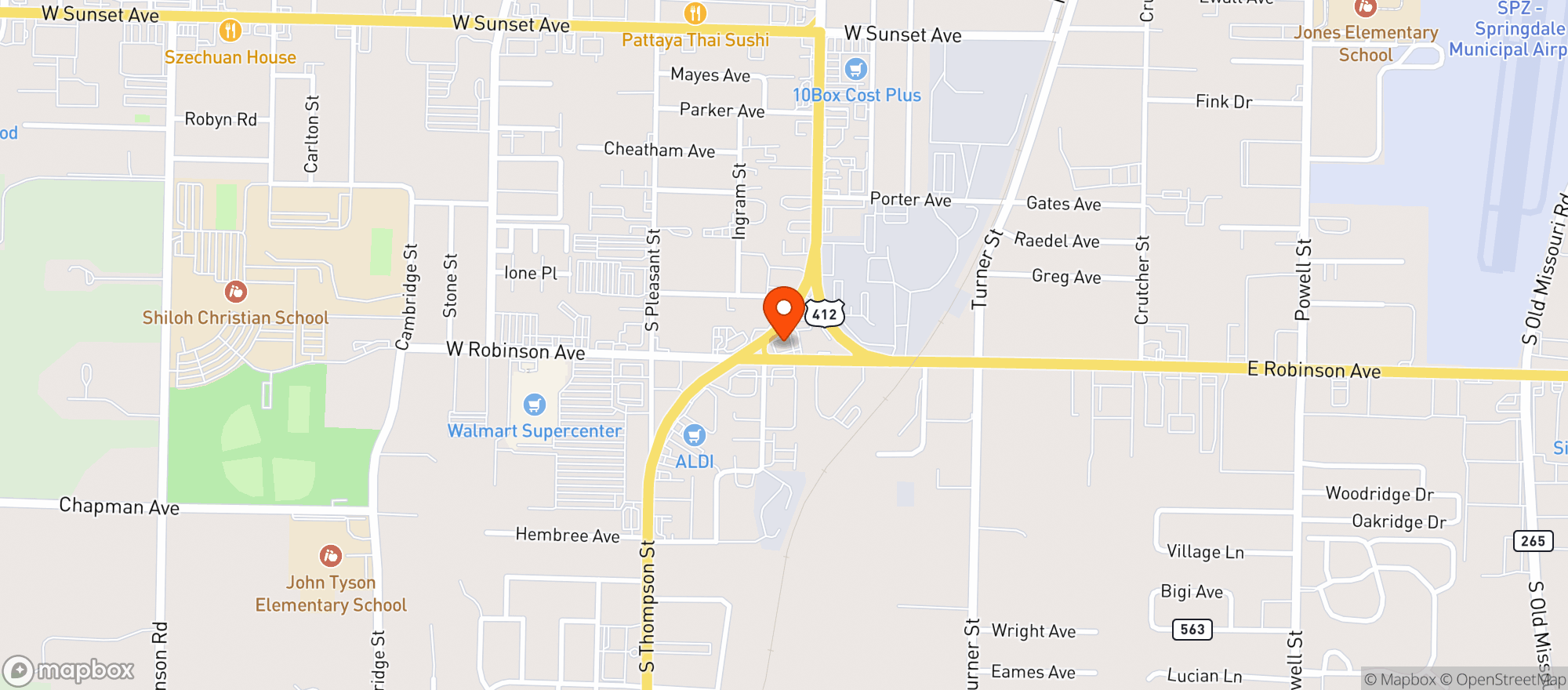 Map showing Cheers Liquor & Wine