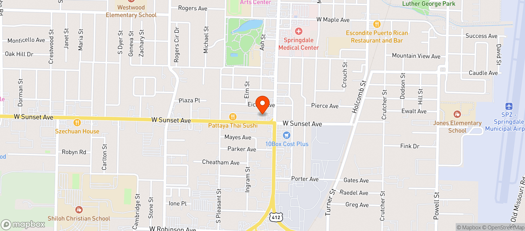 Map showing Kalaveras