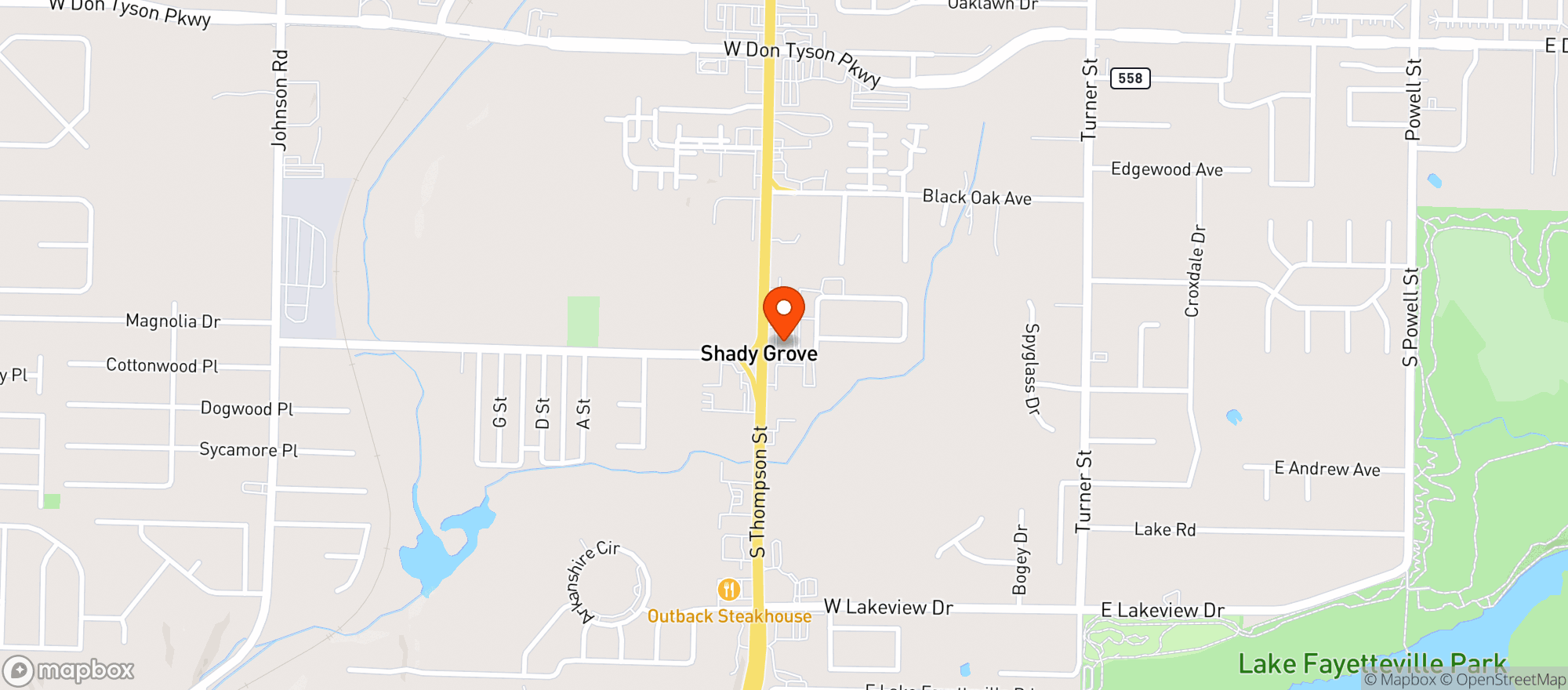 Map showing Cheers Liquor & Wine Shoppe