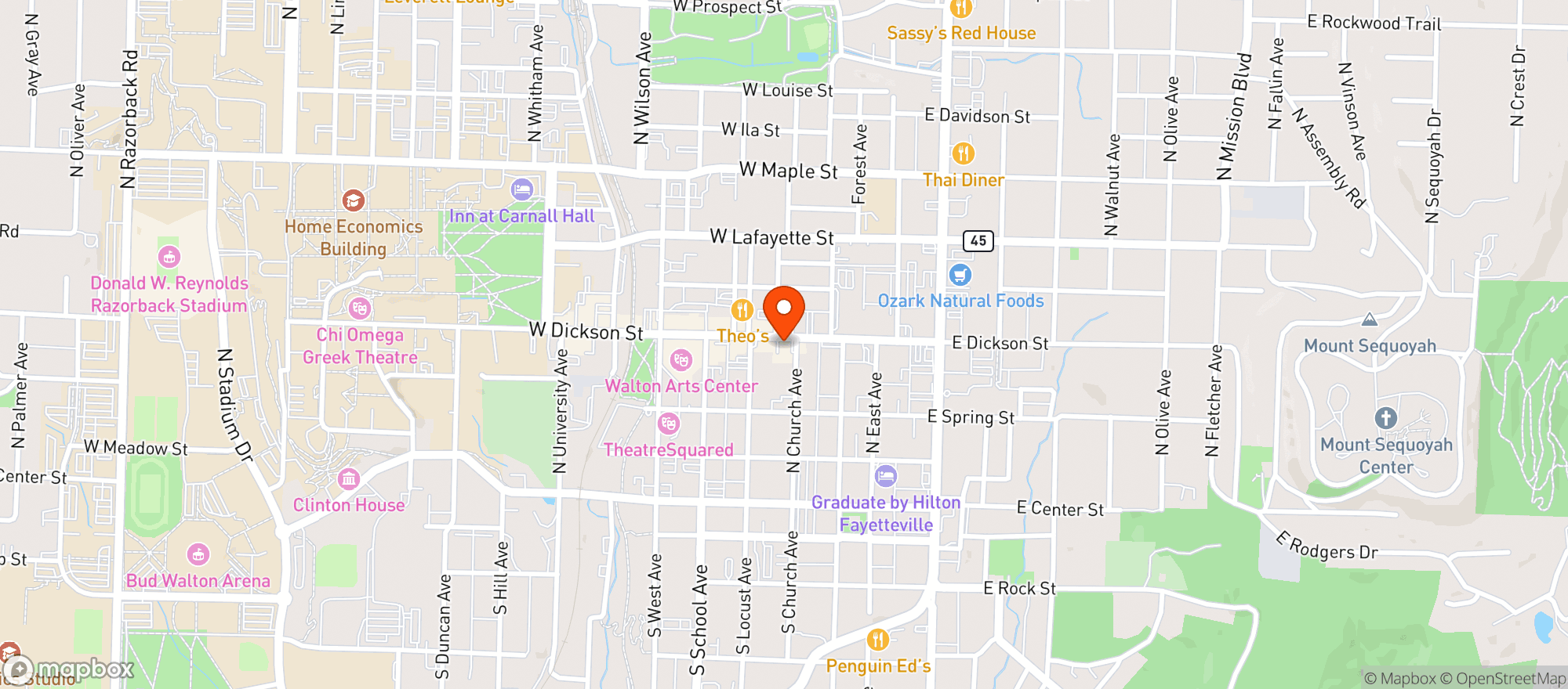 Map showing Puritan Brew Company 