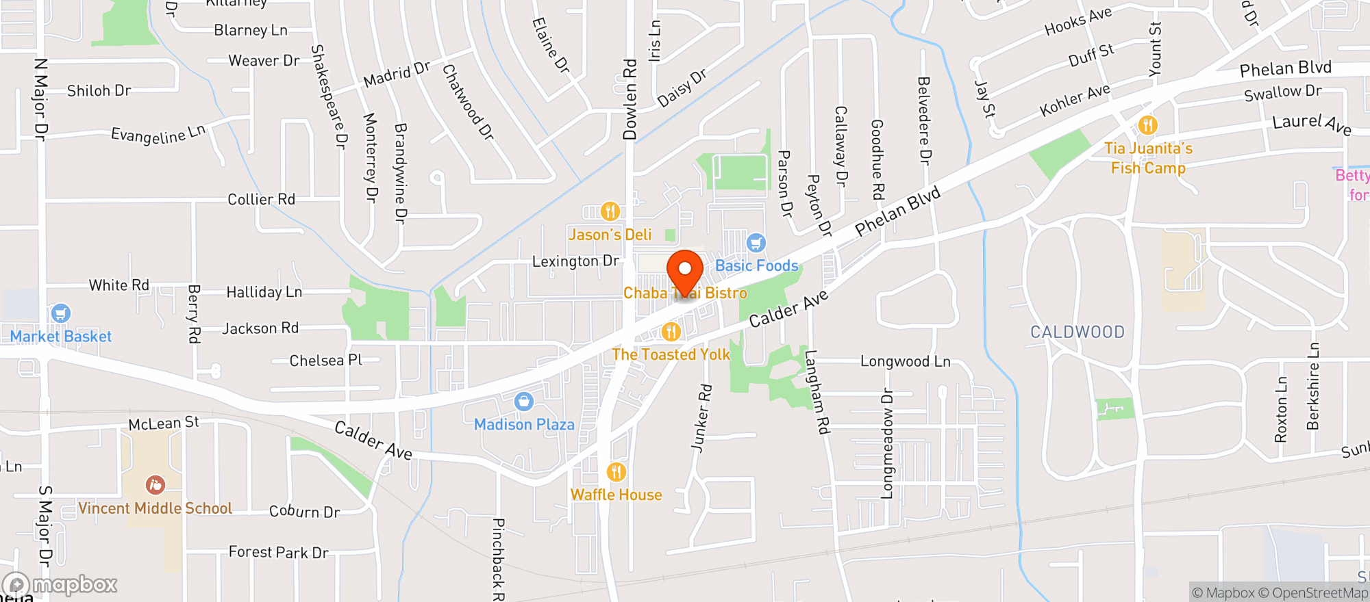 Map showing Jws Patio