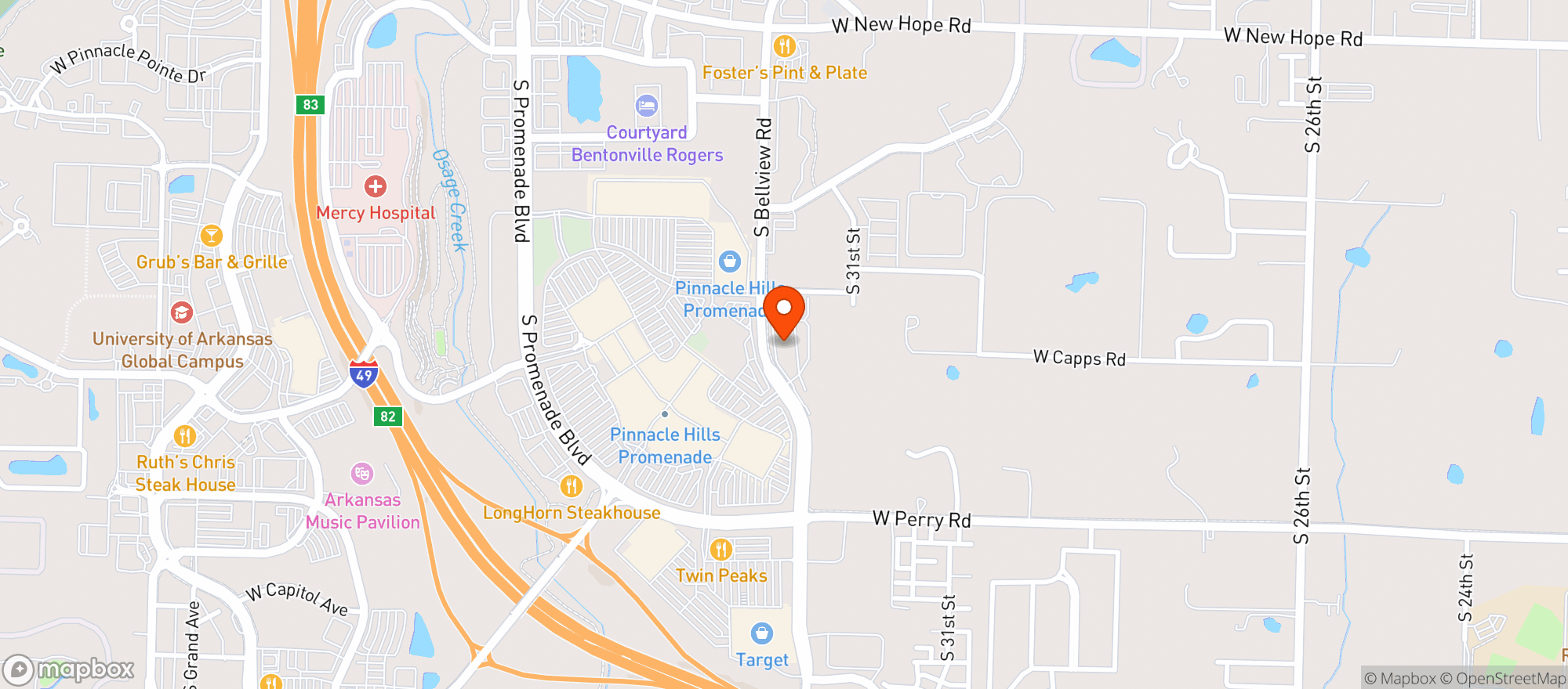 Map showing Rendezvous Junction Brewing