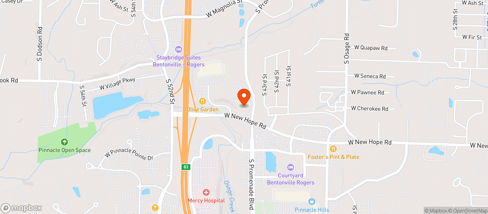 Map showing Whole Foods Market #164126